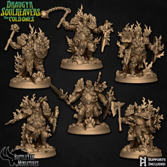 DRAUGYR SOULREAVERS BYSSJR COLD ONE WARRIORS (8U)