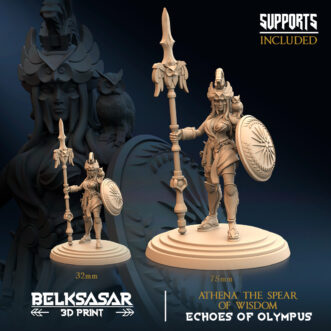 ECHOES OF OLYMPUS ATHENA THE SPEAR OF WISDOM 75MM