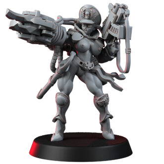 JUNGLE FIGHTERS COMMISSAR YARA (PIN-UP)