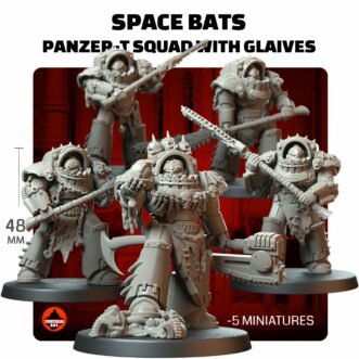 SPACE BATS PANZER-K SQUAD WITH GLAIVES