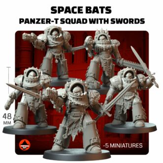 SPACE BATS PANZER-K SQUAD WITH SWORDS