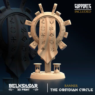 THE OBSIDIAN CIRCLE BANNER