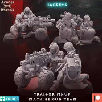 TRAITOR PINUP MACHINE GUN TEAM