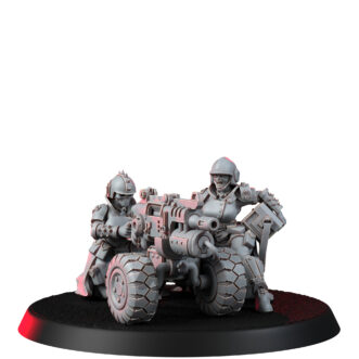 TRAITOR PINUP MACHINE GUN TEAM