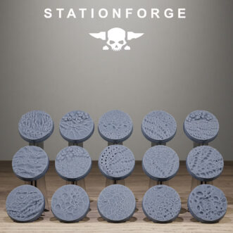 ALIEN BASES SET (25MM) X15