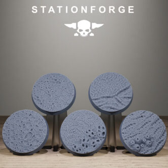 ALIEN BASES SET (32MM) X5
