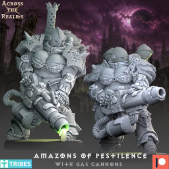 AMAZONS OF PESTILENCE WITH GAS CANNONS