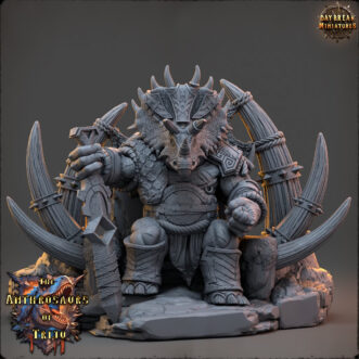 THE ANTHROSAURS OF TRIJU KING ALBARDON OF THE VERDANT RIFT
