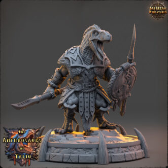 THE ANTHROSAURS OF TRIJU RAND VELOZ