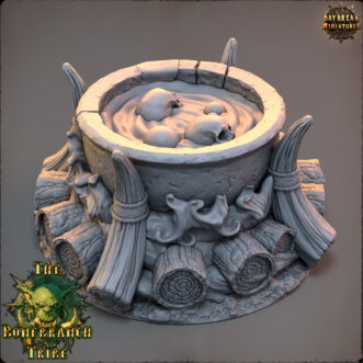 THE BONEBRANCH TRIBE SKULLCANDY SOUP KETTLE