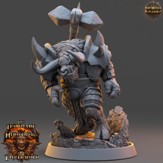THE IRONMANE MINOTAURS OF EMBERHOLD BRAKTHAR DEATHBRINGER