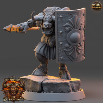 THE IRONMANE MINOTAURS OF EMBERHOLD ZEGRON IRONHIDE