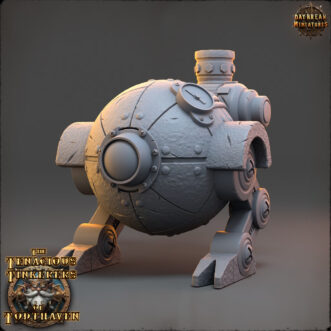 THE TENACIOUS TINKERERS OF TODTHAVEN ALL TERRAIN STEAM WALKER V1