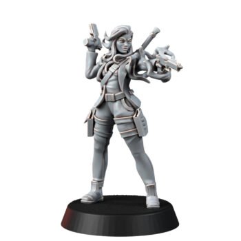 HUMANS - FEMALE MODERN MAGE (NO HOOD)