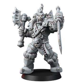 ORCS - ORC WITH DAGGER AND AXE