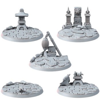 RATMEN - NEZUMI CLANS 50MM BASES (5U)
