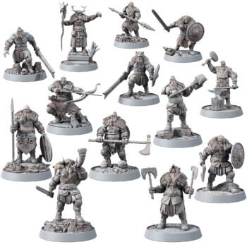 HUMANS - NORTHMEN OF THE HOWLING GLACIER (13U)