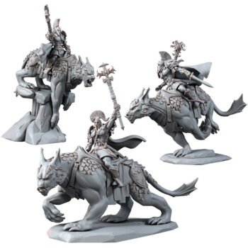 HUMANS - SPARTANCAST MOUNTED MAGES (3U)