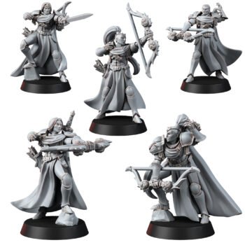 HUMANS - SPARTANCAST VESTAL OF AURUUM SQUAD (5U)