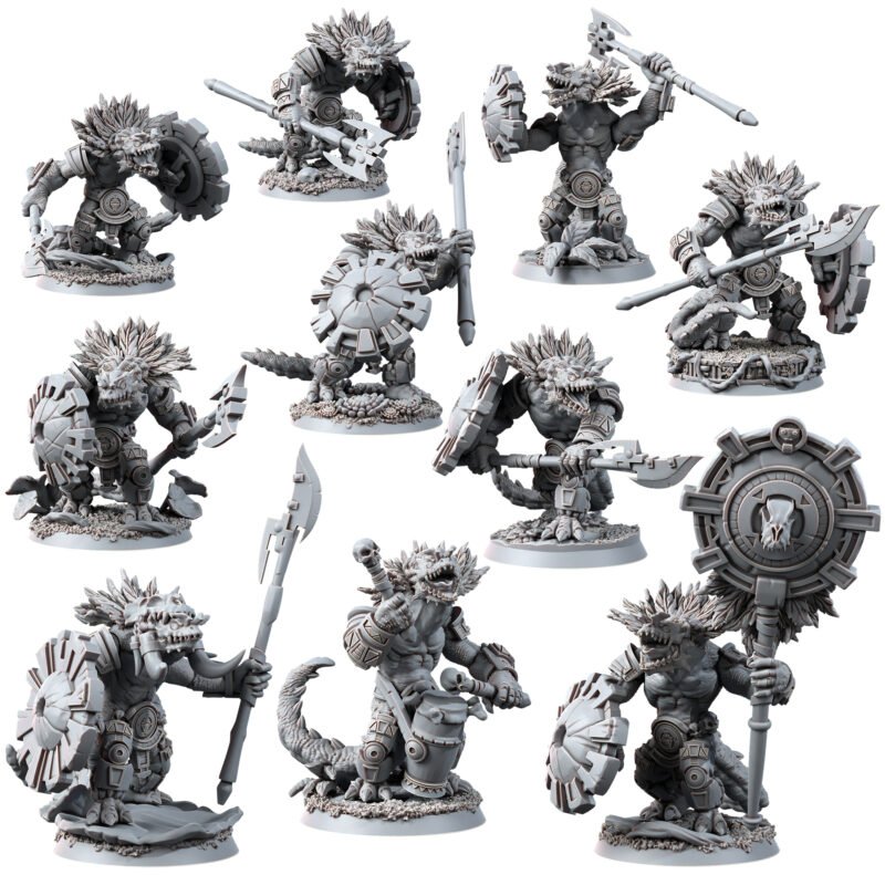 REPTILIAN - STARGATE GUARD SQUAD (10U)