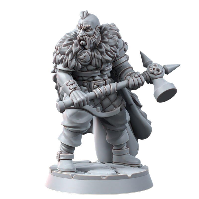 HUMANS - HAMMER WIELDING MERCENARY