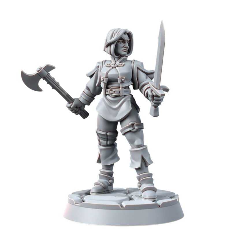 HUMANS - WOMAN FIGHTER