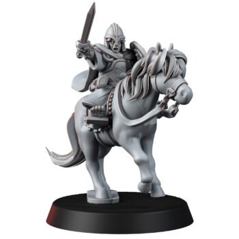 HALFLINGS - COMMANDER VONNOM WITH HORSE