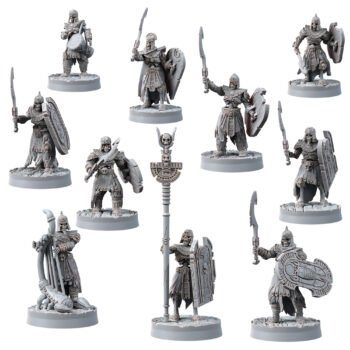 SKELETONS - PYRAMIDS GUARDS WITH SWORDS (10U)