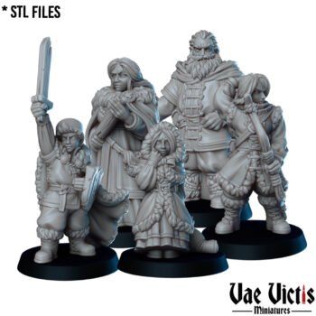 HUMANS - WINTER ADVENTURE SET (5U)