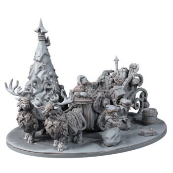 DWARFS - DRUNK SANTA DWARF AND HIS LITTLE HELPERS V1