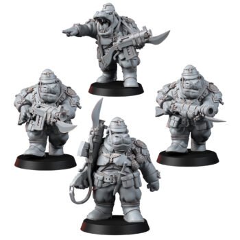 HUMANOIDS - HIPPO INFANTRY GRIMDARK