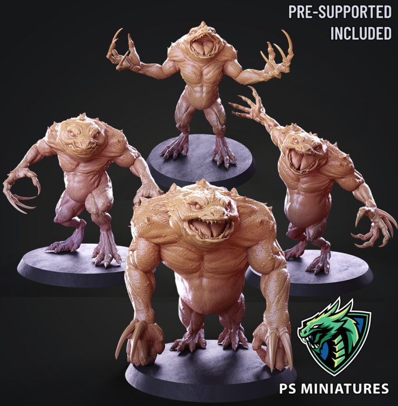 REPTILIANS - SLAAD LIZARDMAN