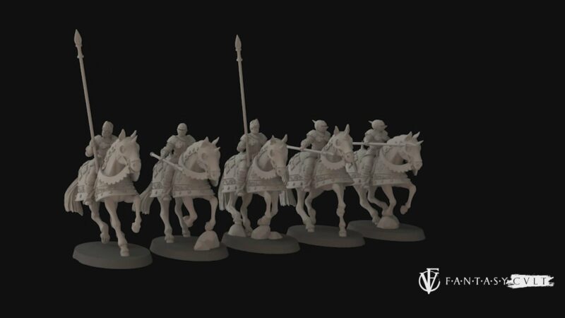 KNIGHTS - OLD GUARD WITH LANCES
