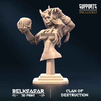 CLAN OF DESTRUCTION - BUST (PIN-UP)