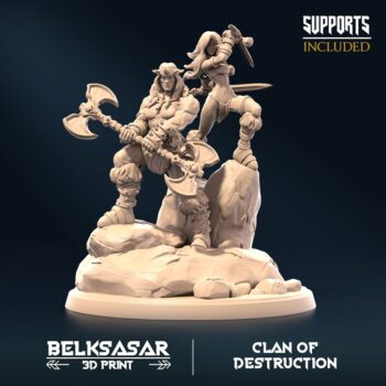CLAN OF DESTRUCTION - KOLNGAN AND ANYA CLANMASTGERS