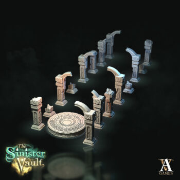 SINISTER VAULT - PORTAL AND PILLARS